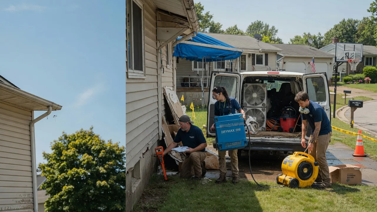 Ceiling Leak Cleanup in Mark, IL near me